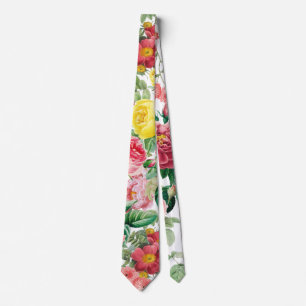 Blommigt Ro Vintage Vår Garden Slips