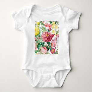 Blommigt Ro Vintage Vår Garden T Shirt