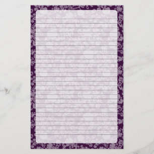 Blommigt Rococo Bröllop, kontorsmateriel Brevpapper