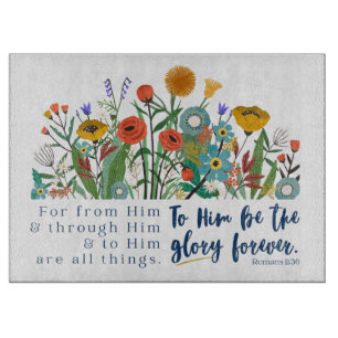 Blommigt Romans 11:36 Styrelsen