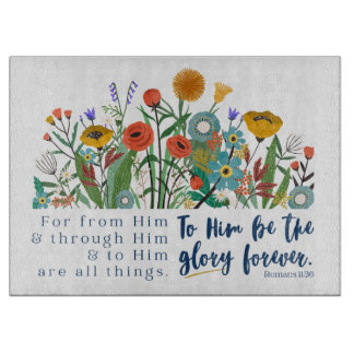 Blommigt Romans 11:36 Styrelsen