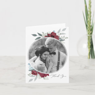 Blommigt Romantik Tack Inbjudan