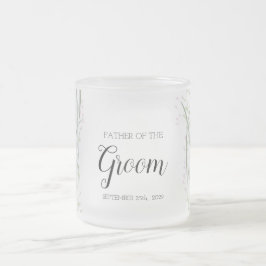 Blommigt Rosa Delikat Bröllop Far i Groom Mugg