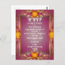 Blommigt Rosa Elegance Bröllop Collection