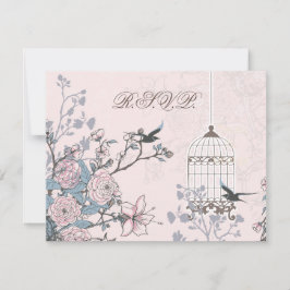 blommigt rosa fågelburar, love birds OSA