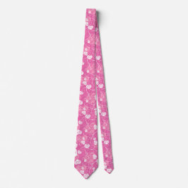Blommigt Rosa Heart Valentine Slips