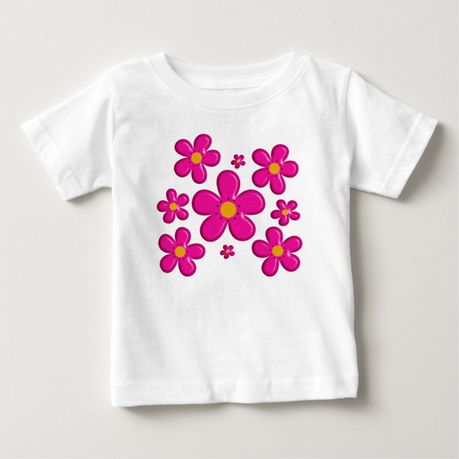 Blommigt rosa inslag tröja (Framsida)