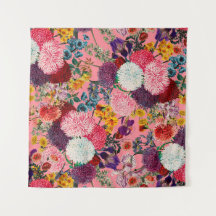 Blommigt Rosa Mönster