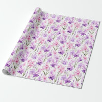 Blommigt - Rosa och Lila Gladiolas