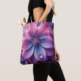 Blommigt Rosa och Lila Lilac Tygkasse
