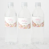 Blommigt Rosa Pumpkin Baby Shower