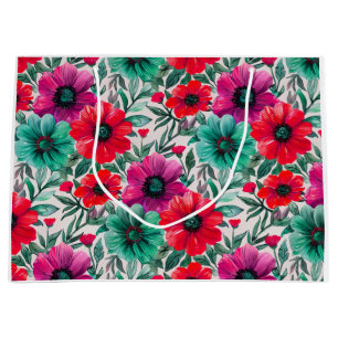 Blommigt Rustic mode retro mönster