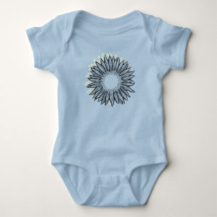 Blommigt Rustic Solros Hand plockade T Shirt