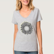 Blommigt Rustic Solros Hand plockade