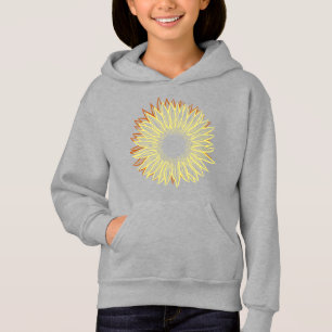 Blommigt Rustic Solros Light Hand plockade T Shirt