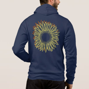 Blommigt Rustic Solros Light Hand plockade T Shirt