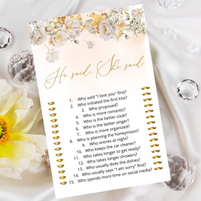 Blommigt sa att hon sa att hon gissade vem som sa  (Skapare uppladdad)