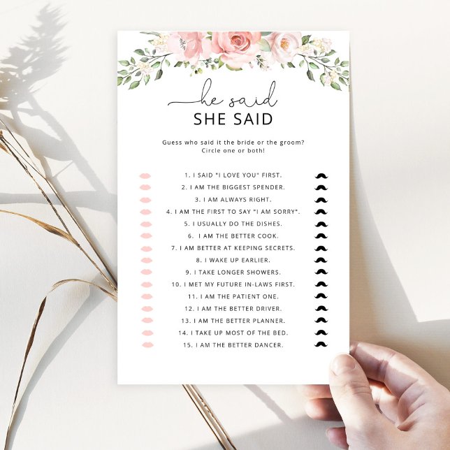 Blommigt  sa att hon sa att möhippa spel (Skapare uppladdad)