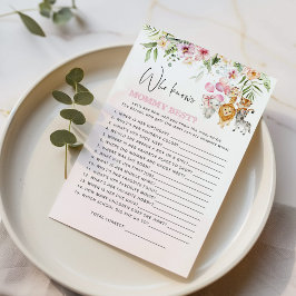 Blommigt safari-djur som vet mamma bäst