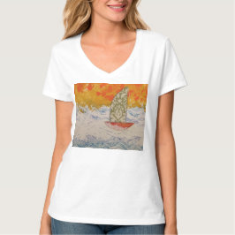 Blommigt Sail T-Shirt
