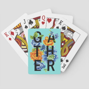 Blommigt Samla in offert Casinokort