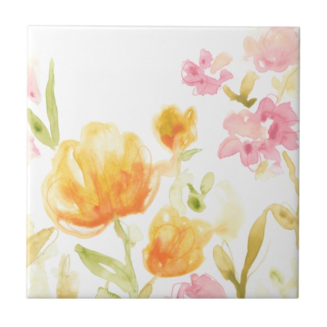 BLOMMIGT SÅNG I KAKELPLATTA (Framsidan)