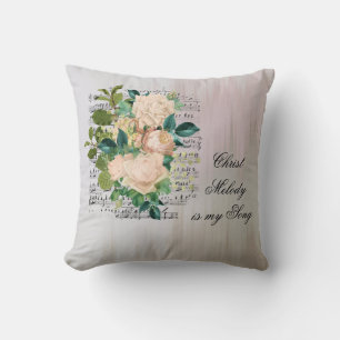 Blommigt Sång Pillow Reversible Kudde