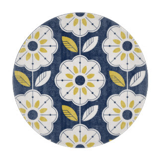 Blommigt Scandinavian Stil Seamless Mönster