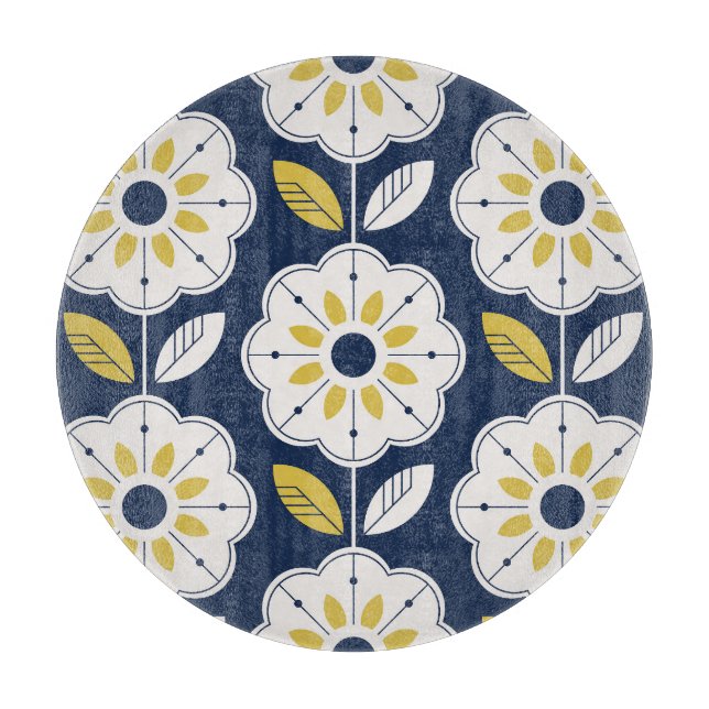 Blommigt Scandinavian Stil Seamless Mönster (Framsidan)