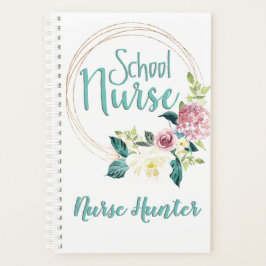 Blommigt School Nurse Personlig