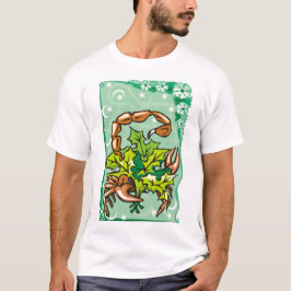 Blommigt Scorpio Scorpion in holly T Shirt