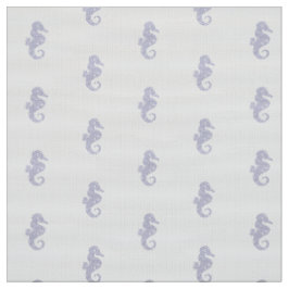 Blommigt Seahorse Tyg