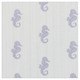 Blommigt Seahorse Tyg