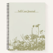 Blommigt Self Care Bullet Journal