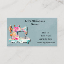 Blommigt Sewing Maskin