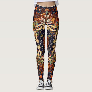 Blommigt shawl Squornament: Indian batik. Leggings