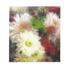 Blommigt Shimmer Anteckningsblock