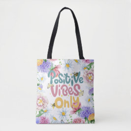 Blommigt Shoulder Tote Bag Tygkasse
