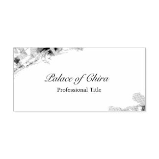 Blommigt Självfärgande Stämpel