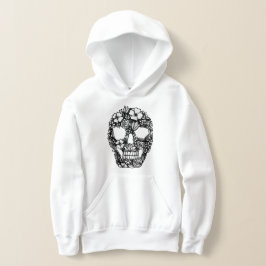 blommigt skallblommor intricate gothic Black T Shirt