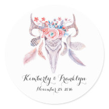 blommigt skallboho vintage bröllop