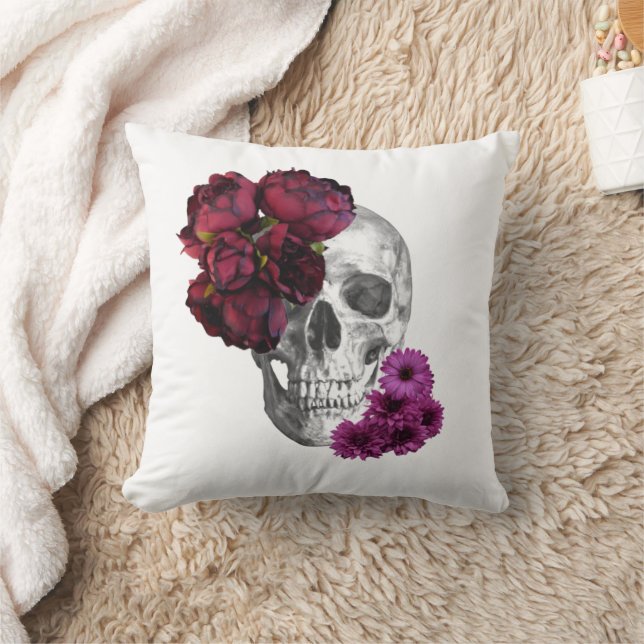 Blommigt skalldyna kudde (Filt)