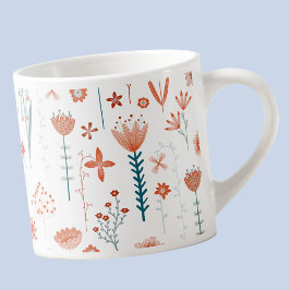 Blommigt Skandinavian Espressomugg