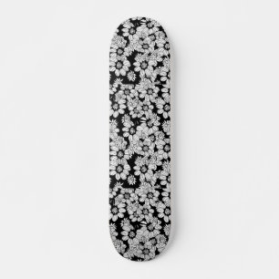 Blommigt Skateboard-däck Mini Skateboard Bräda 18,5 Cm