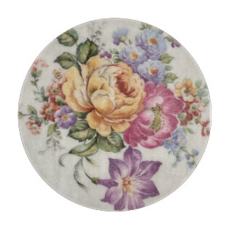 Blommigt: Skinneslutning av dekorerat glas