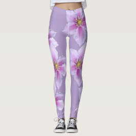 Blommigt Skriv ut kopplingsreglage-Elegant & Snygg Leggings