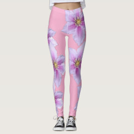 Blommigt Skriv ut kopplingsreglage-Elegant & Snygg Leggings