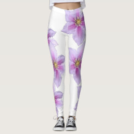 Blommigt Skriv ut kopplingsreglage-Elegant & Snygg Leggings