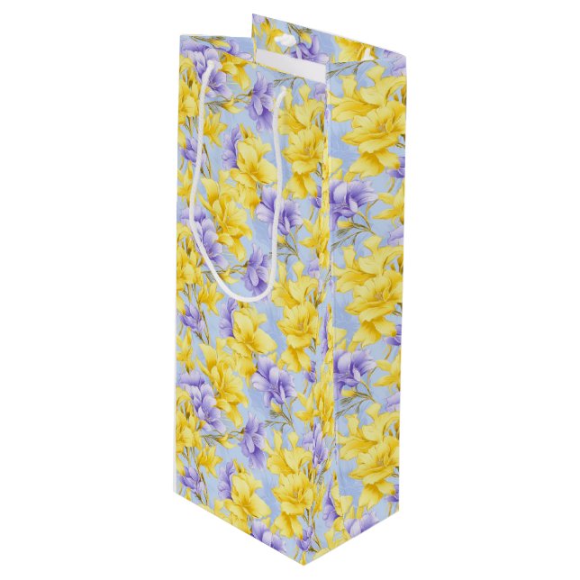 Blommigt Skriv ut presentkort (Framsidan Vinklad)