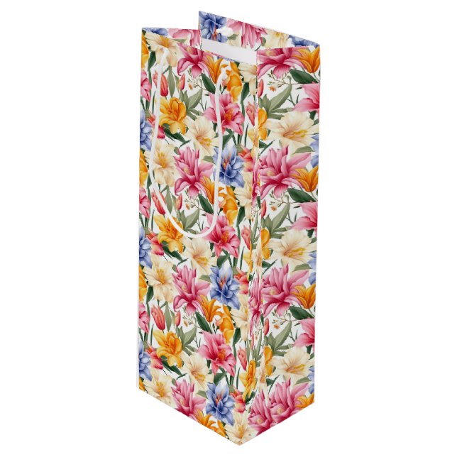 Blommigt Skriv ut presentkort (Framsidan Vinklad)